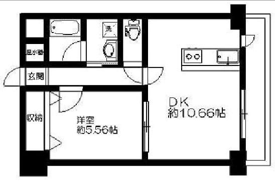 伊丹中央マンション 間取り図画像