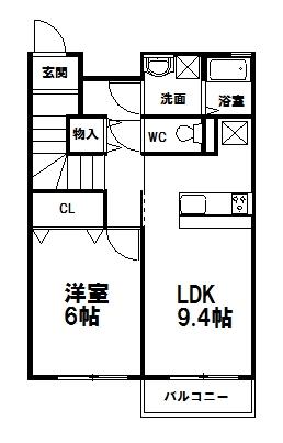 シャルマンヴィラ（102） 間取り図画像