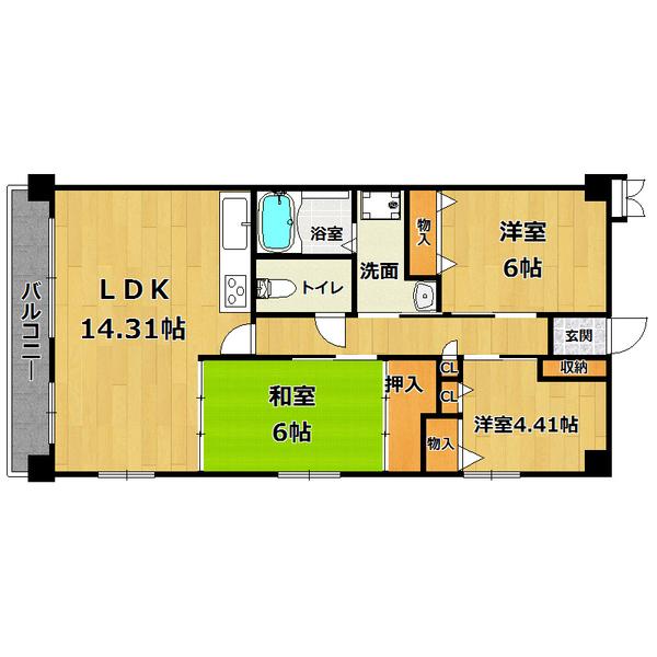  間取り図写真