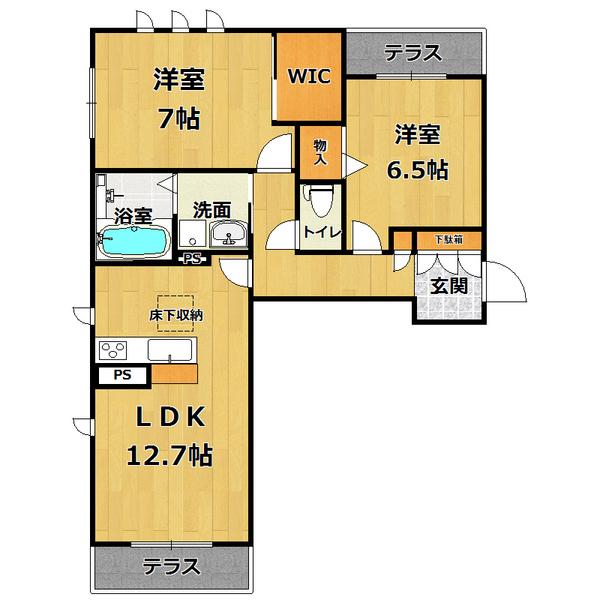 メゾン・ド・シャルロッテ（305） 間取り図画像