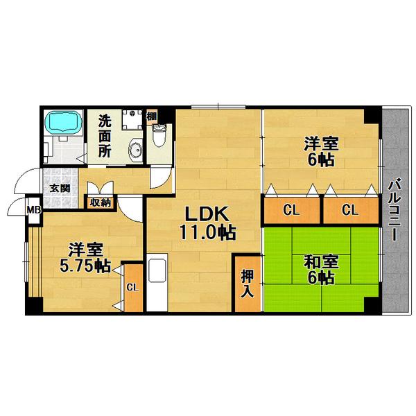  間取り図写真
