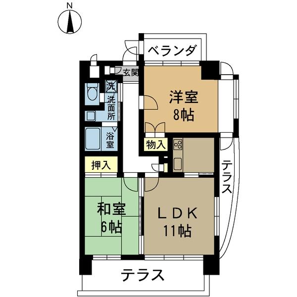 フォレスタ新伊丹 間取り図画像