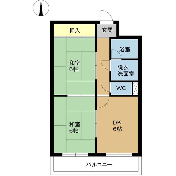 ルシャトー（403） 間取り図画像