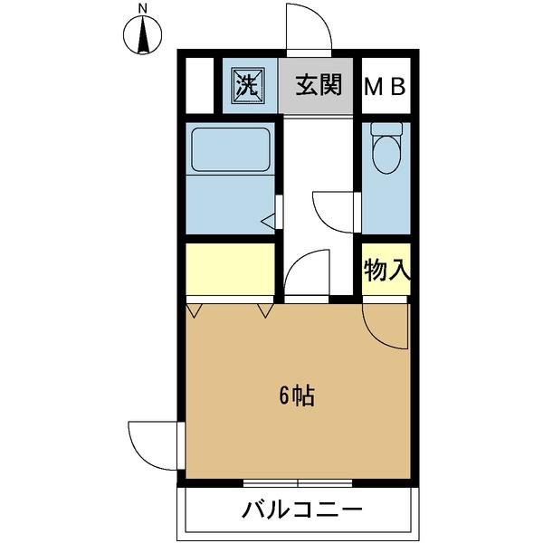 メリット伊丹（201） 間取り図画像