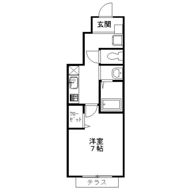 サンフィールド 間取り図画像
