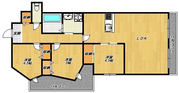  間取り図写真