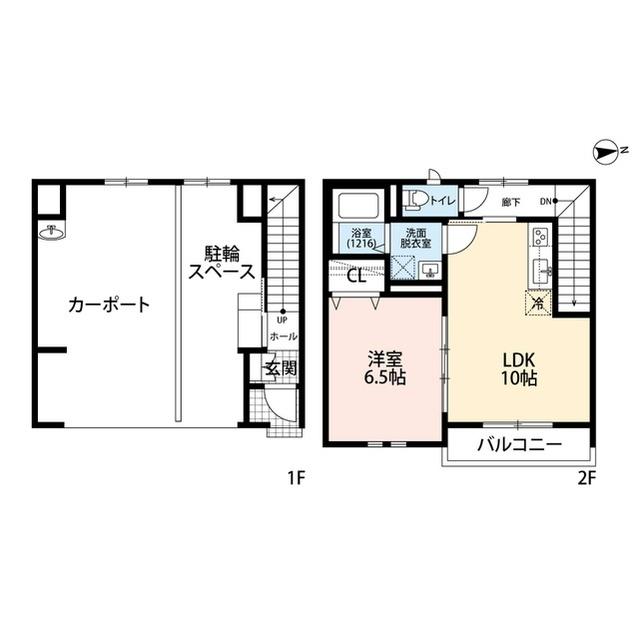 エスパースフォーエバーⅠ（101） 間取り図画像