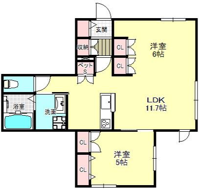 間取り図写真