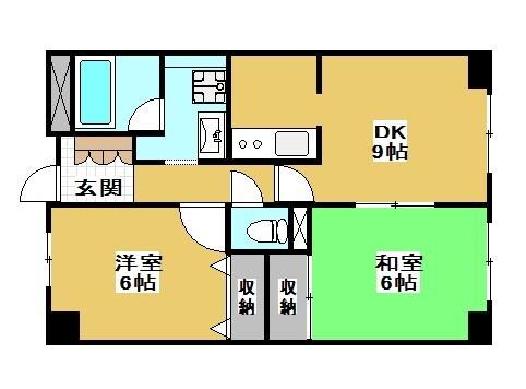 メゾンドソレイユ 間取り図画像