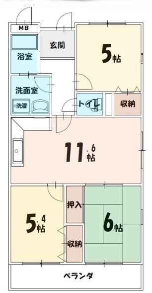  間取り図写真