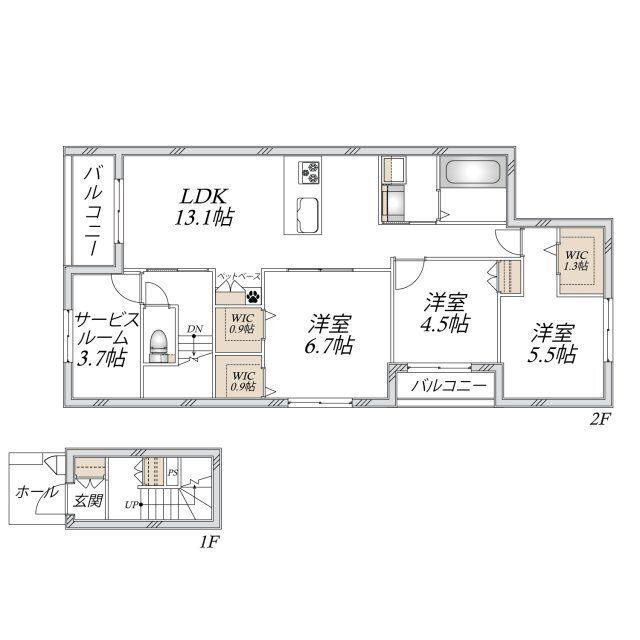 間取り図写真