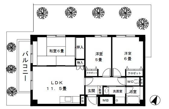  間取り図写真