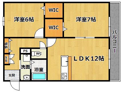 ベルフィールド 間取り図画像
