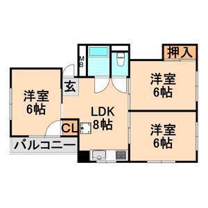 グリーンハイツ伊丹 間取り図画像