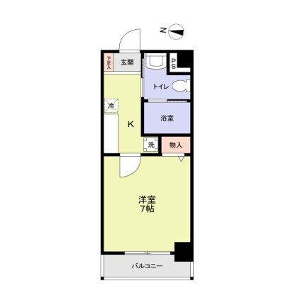ハッピー新伊丹Ⅱ（405） 間取り図画像