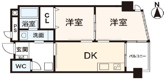 伊丹くれたけビル（801） 間取り図画像