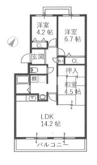 エステートプラザ中野 間取り図画像