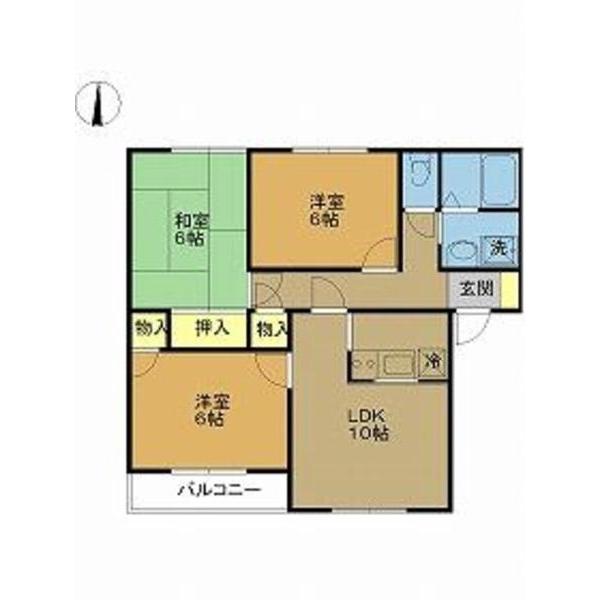 サンロジュマン（105） 間取り図画像
