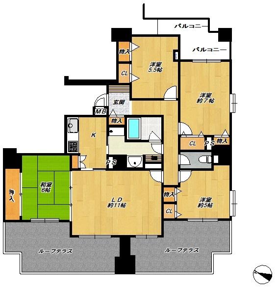 パレステージ伊丹宮ノ前（1002） 間取り図画像