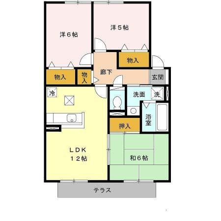 サニーコート（102） 間取り図画像