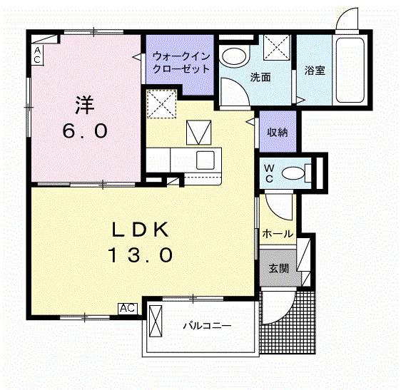 ソラティオ・Ｋ（101） 間取り図画像