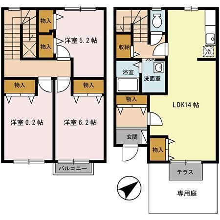 ユニフレックス寺本　Ａ（103） 間取り図画像