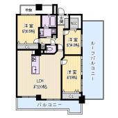 ライオンズマンション雲雀丘花屋敷第二 間取り図画像