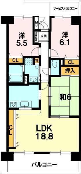 間取図(平面図)