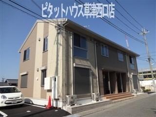 栗東駅より徒歩19分 築8年8ヶ月 2階建の賃貸物件