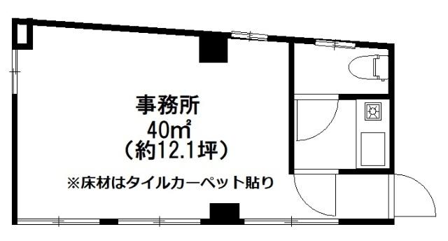 中野区野方店舗 間取り図画像