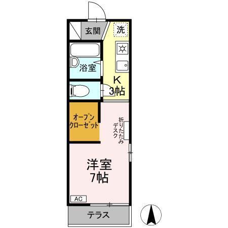 フォレスト　Ⅳ（103） 間取り図画像