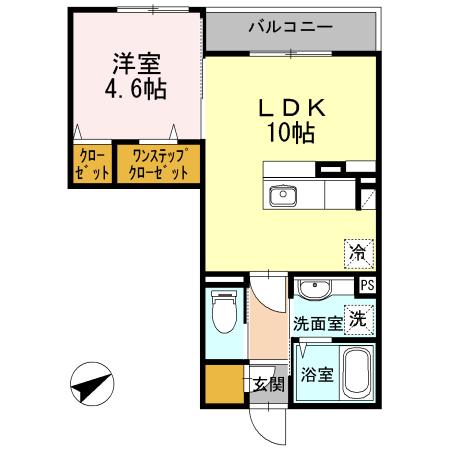 ラ・ジュネス（206） 間取り図画像