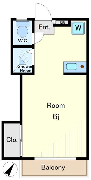 板橋区板橋マンション 間取り図画像