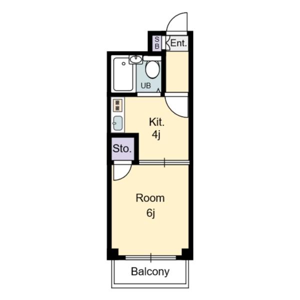 板橋区熊野町マンション 間取り図画像