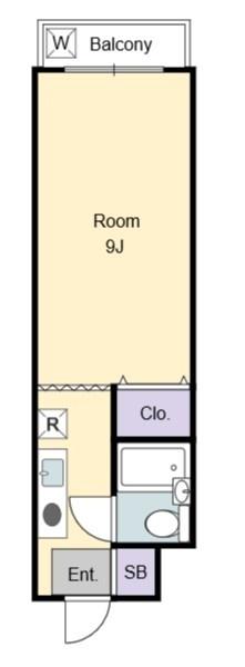 豊島区池袋本町マンション 間取り図画像