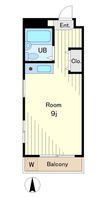 豊島区池袋本町マンション 間取り図画像