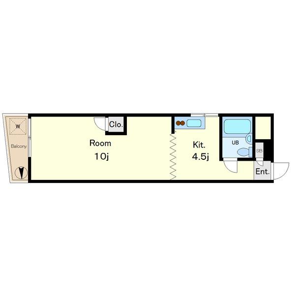 板橋区栄町マンション 間取り図画像