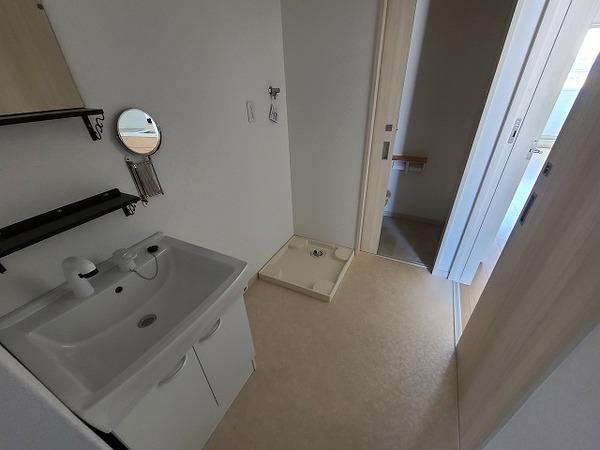 宮崎市源藤町アパート 洗面