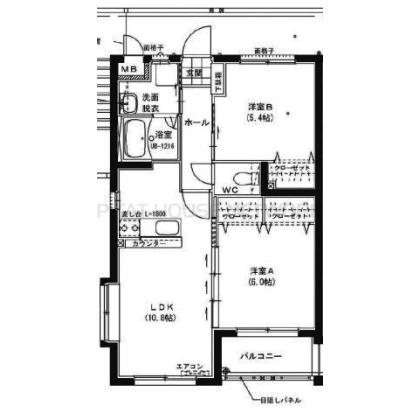  間取り図写真