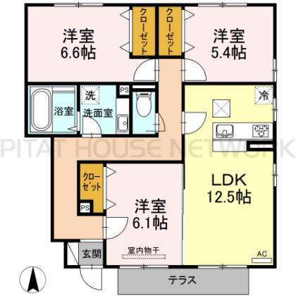  間取り図写真