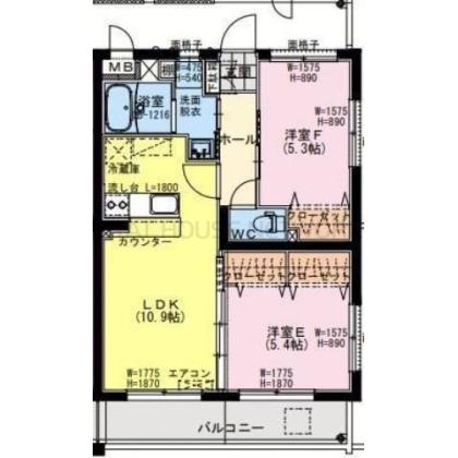  間取り図写真