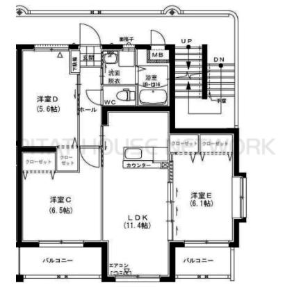  間取り図写真