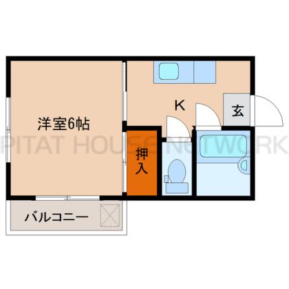 エレメント神宮東Ⅰ 間取り図写真