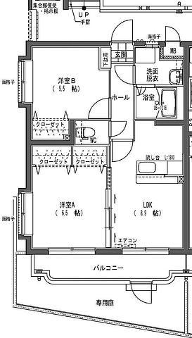 レザンス波島（301） 間取り図画像