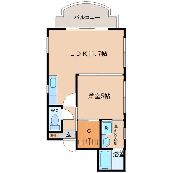 ソラーレ霧島（605） 間取り図画像