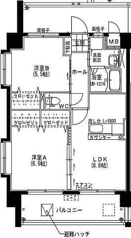 間取り図写真