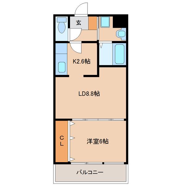 アルテマイスターアルメール（302） 間取り図画像