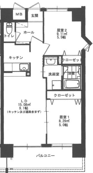アルテマイスターアルメール（503） 間取り図画像