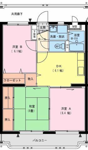 ケイアイビル（103） 間取り図画像