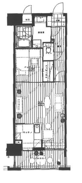 アルテノースタワー（403） 間取り図画像